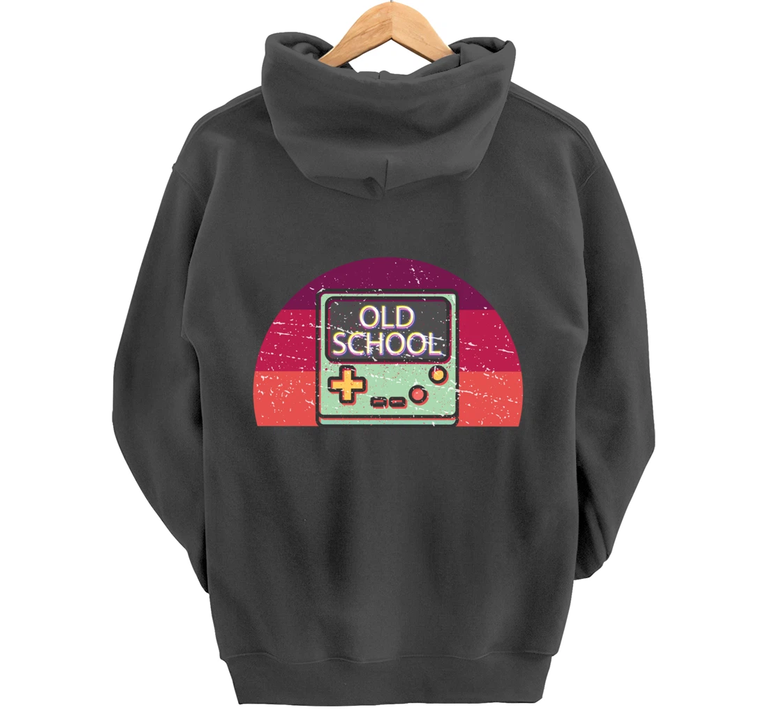 Old school gaming Retro 80s Video Game Vintage Gamer Gift Pullover Hoodie