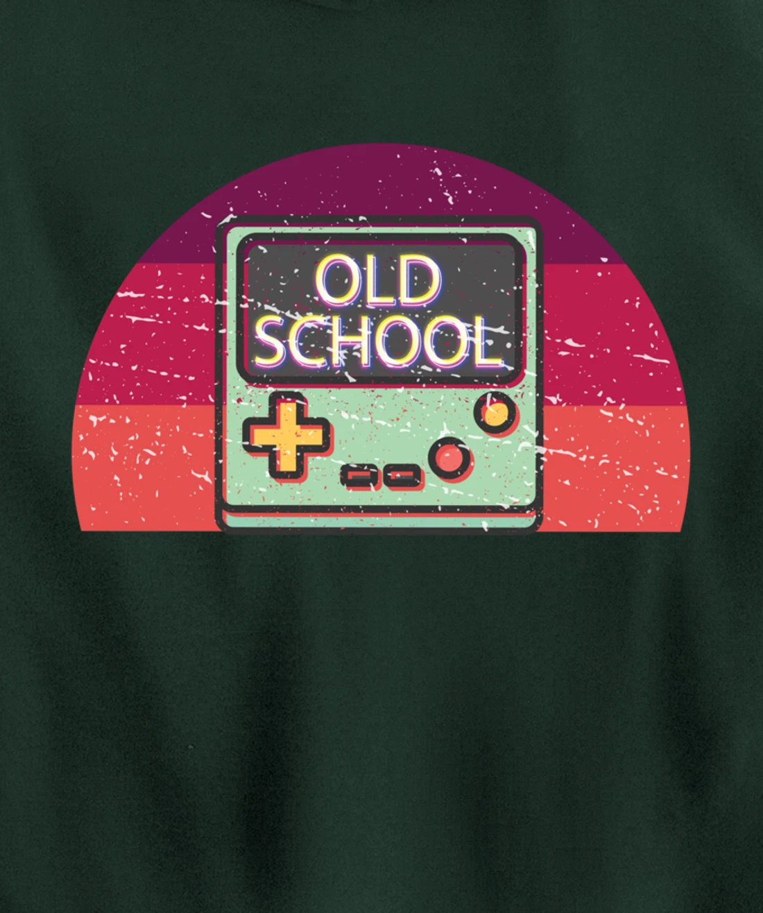 Old school gaming Retro 80s Video Game Vintage Gamer Gift Pullover Hoodie