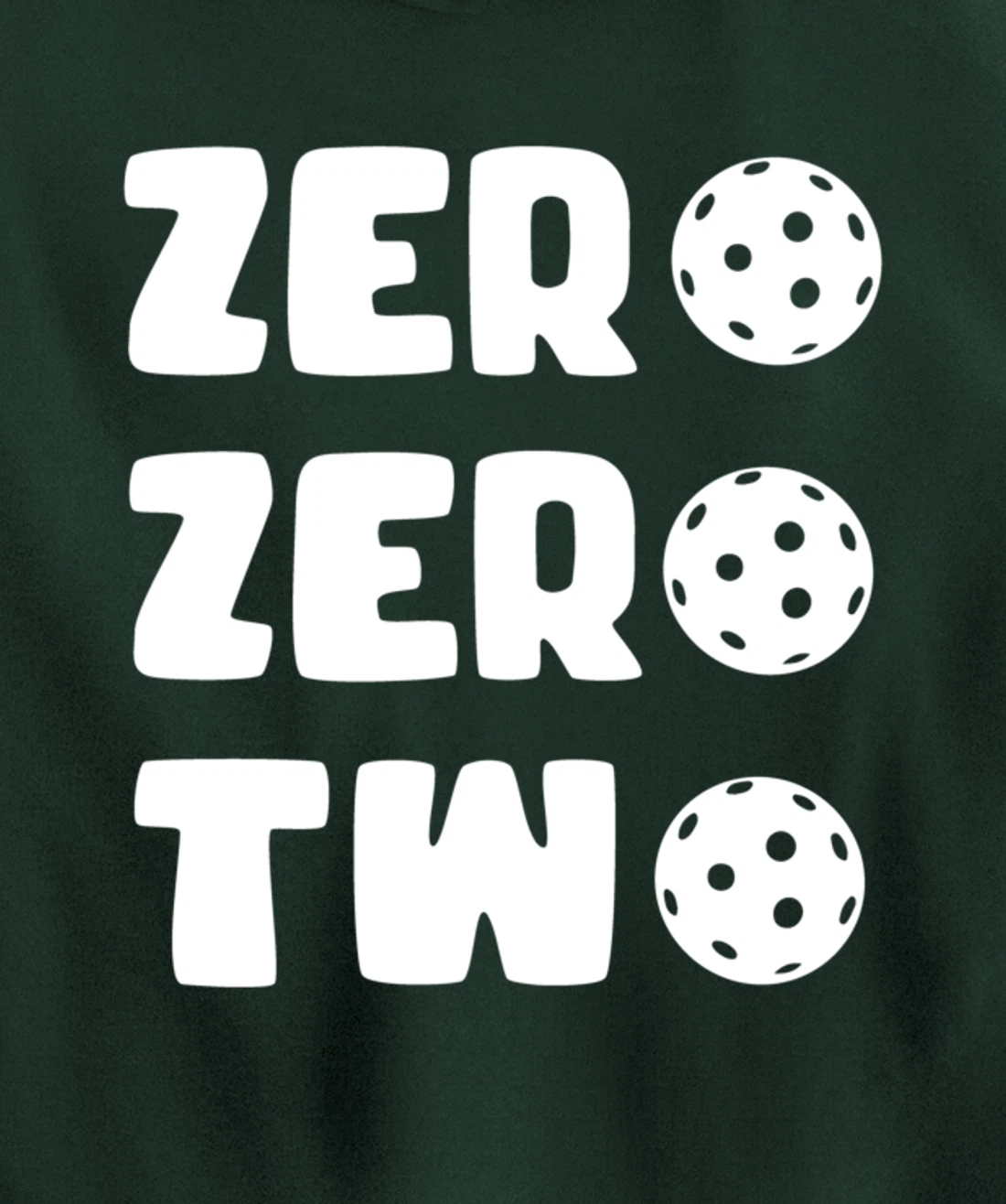 Zero Zero Two 002 Pickleball Dinking Paddleball Sport Lover Pullover Hoodie
