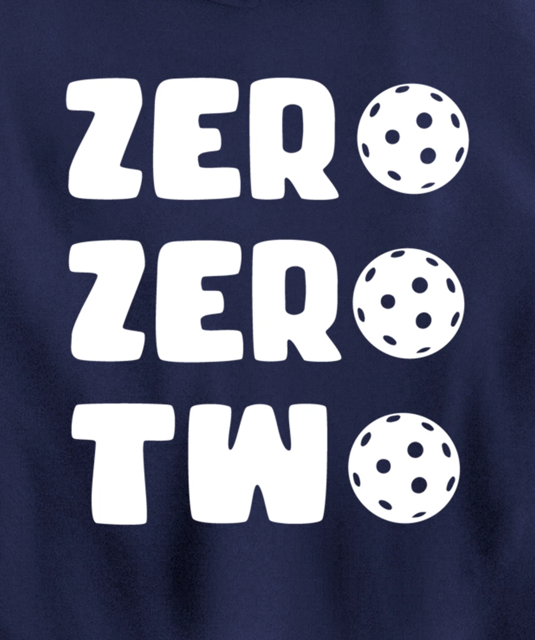 Zero Zero Two 002 Pickleball Dinking Paddleball Sport Lover Pullover Hoodie