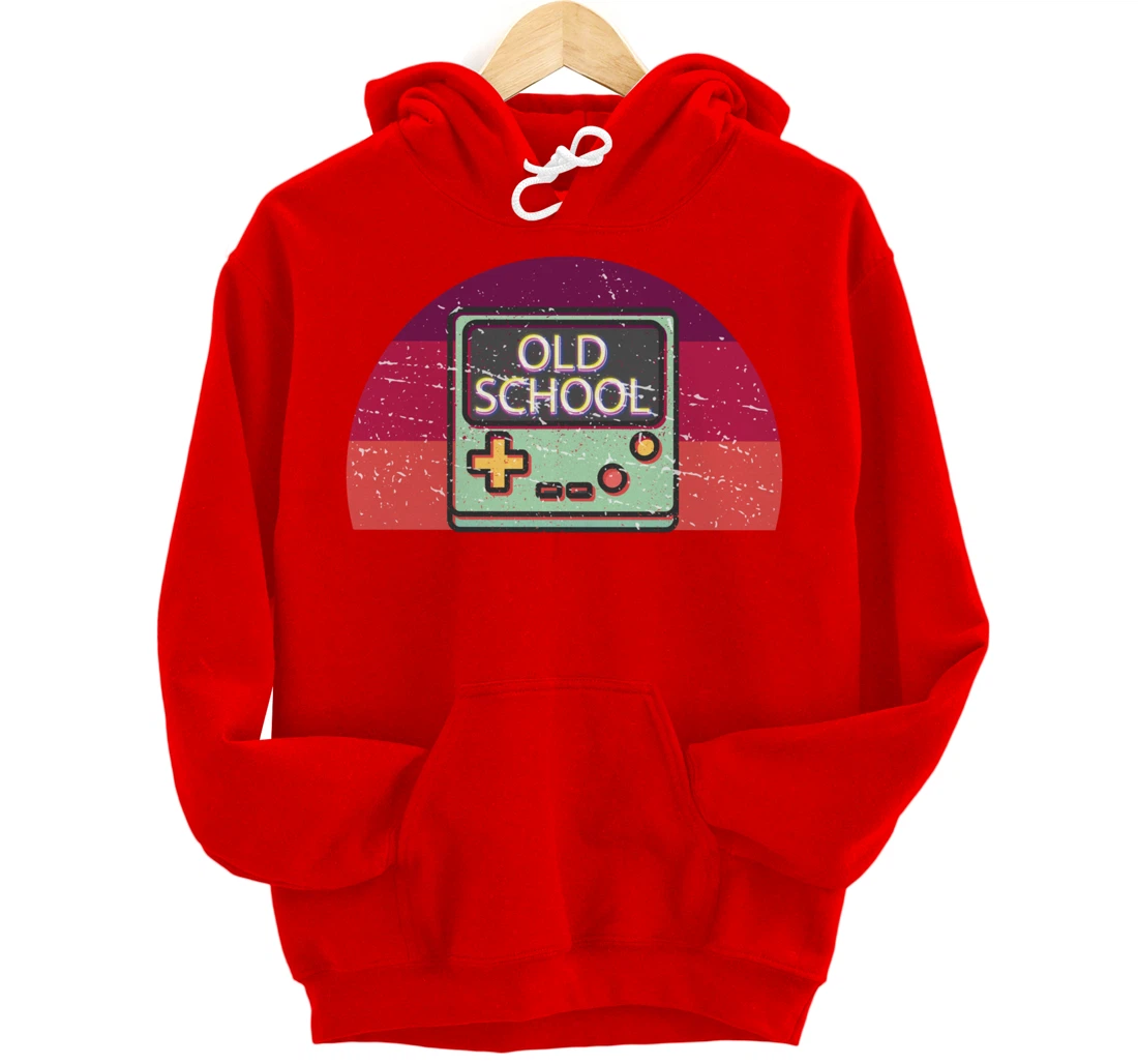 Old school gaming Retro 80s Video Game Vintage Gamer Gift Pullover Hoodie