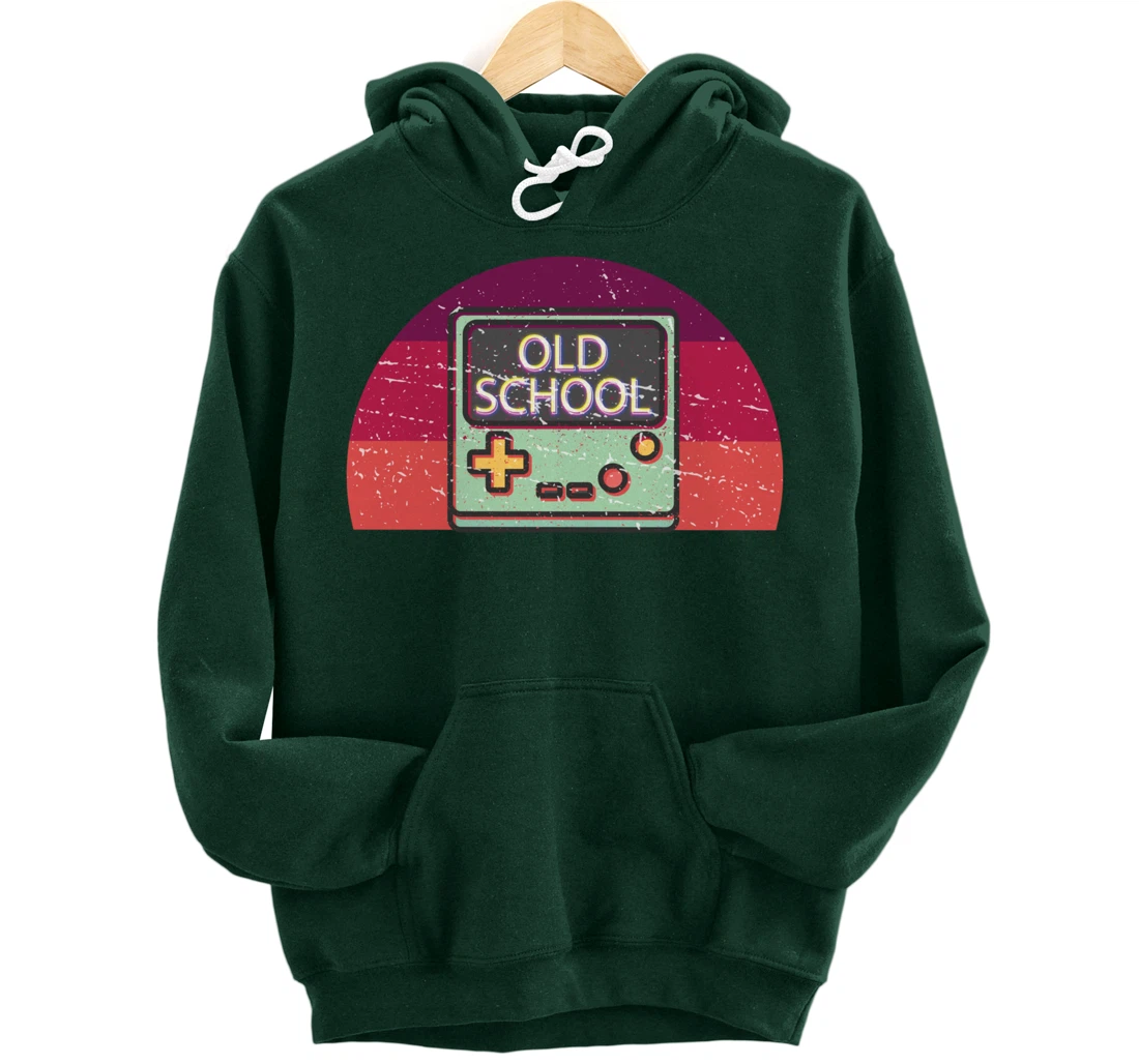 Old school gaming Retro 80s Video Game Vintage Gamer Gift Pullover Hoodie