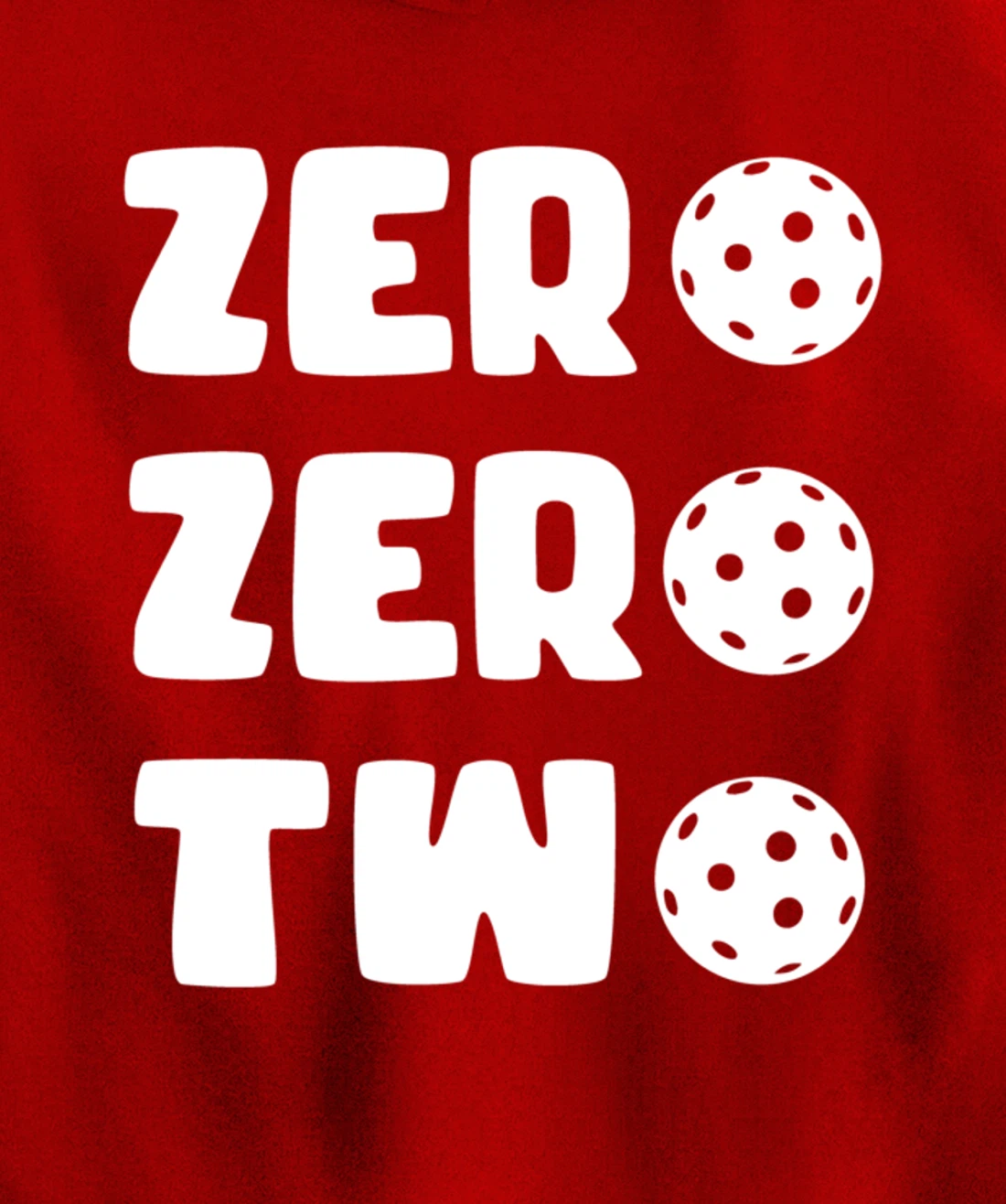 Zero Zero Two 002 Pickleball Dinking Paddleball Sport Lover Pullover Hoodie