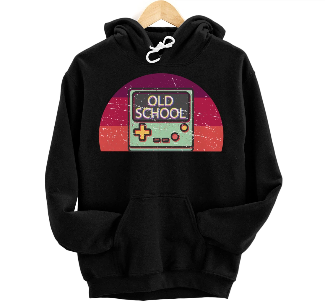 Old school gaming Retro 80s Video Game Vintage Gamer Gift Pullover Hoodie