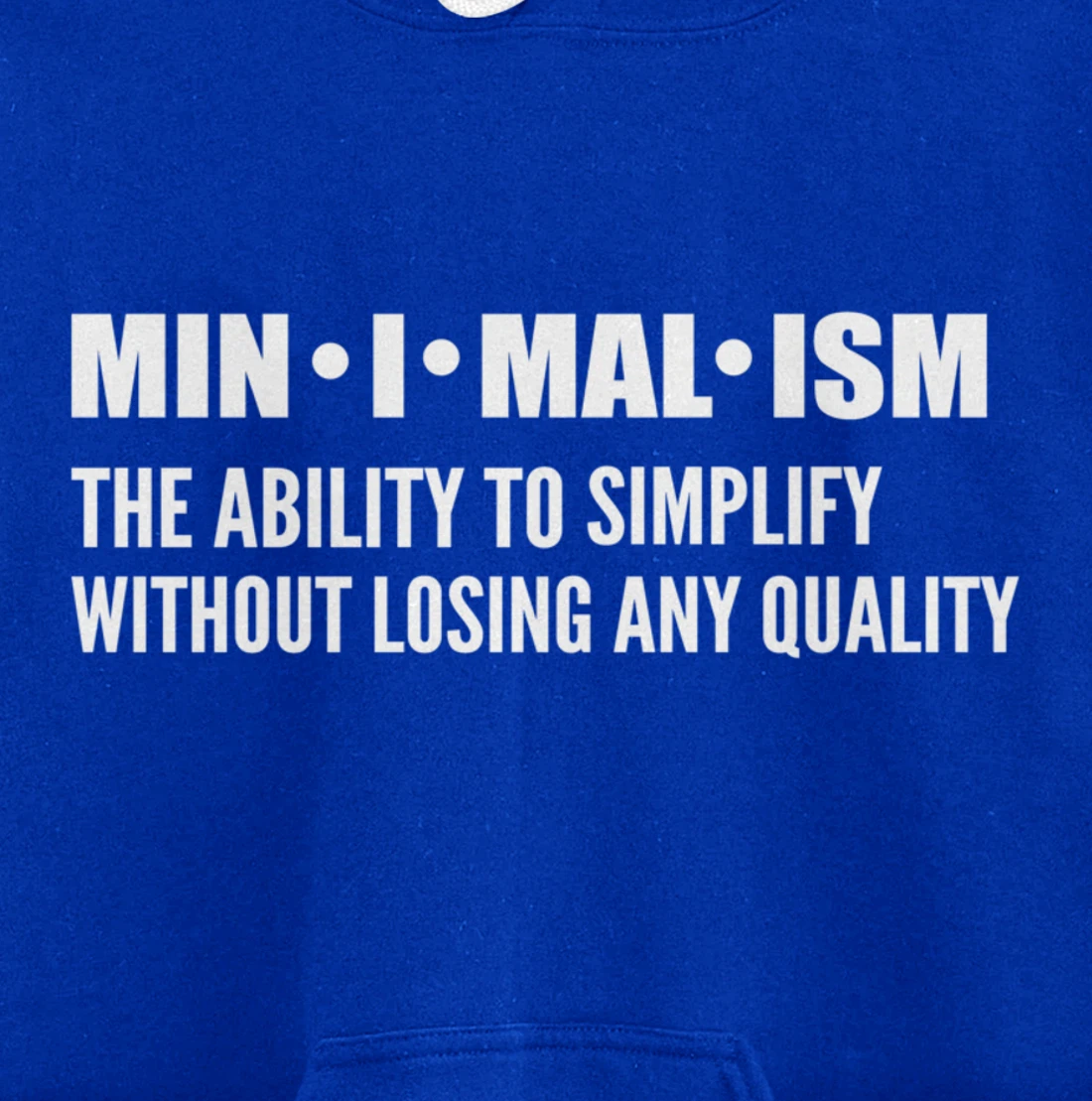 Ability to simplify Neat Person Pullover Hoodie