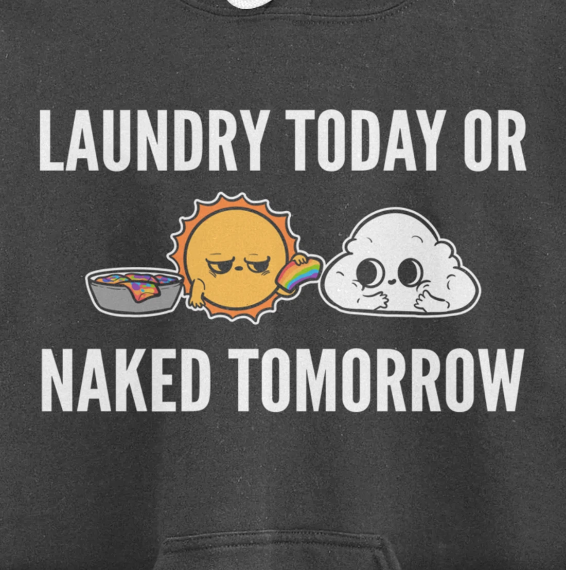 Naked tomorrow Funny Person Pullover Hoodie