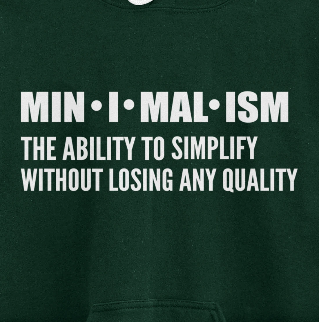 Ability to simplify Neat Person Pullover Hoodie