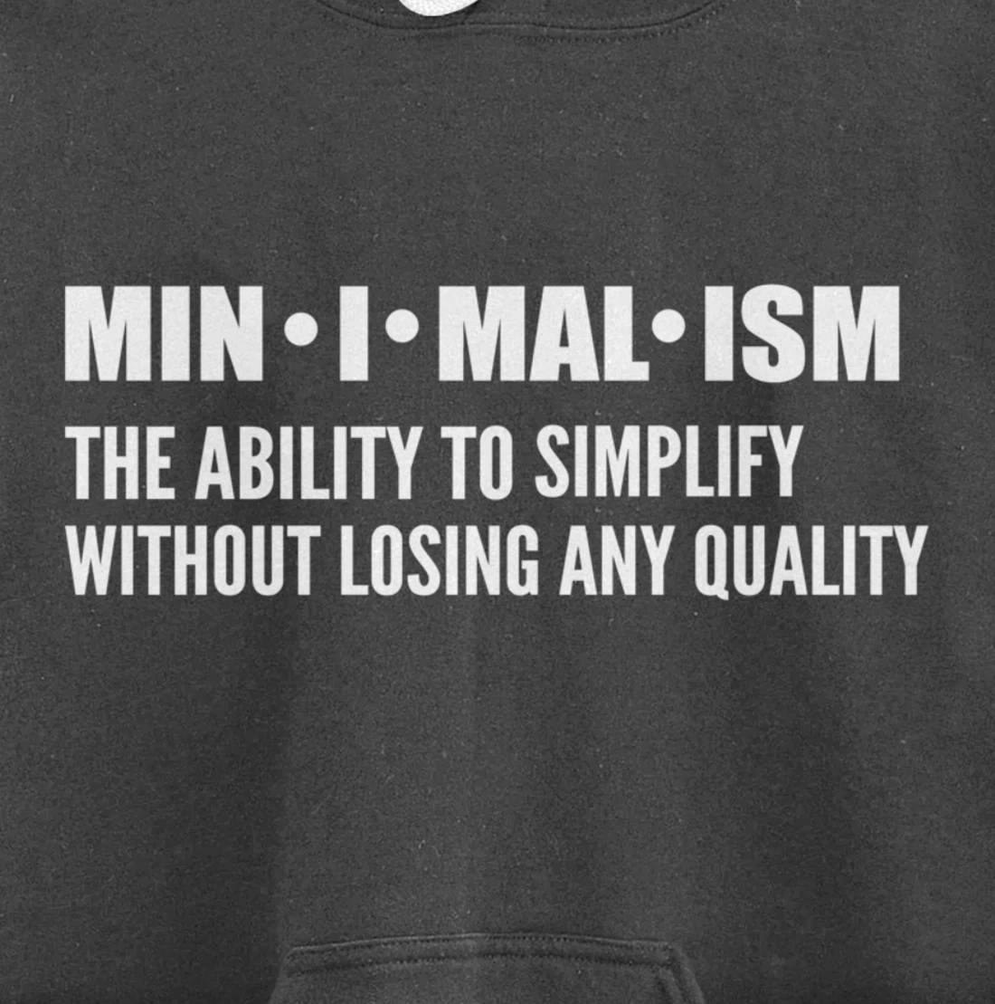 Ability to simplify Neat Person Pullover Hoodie