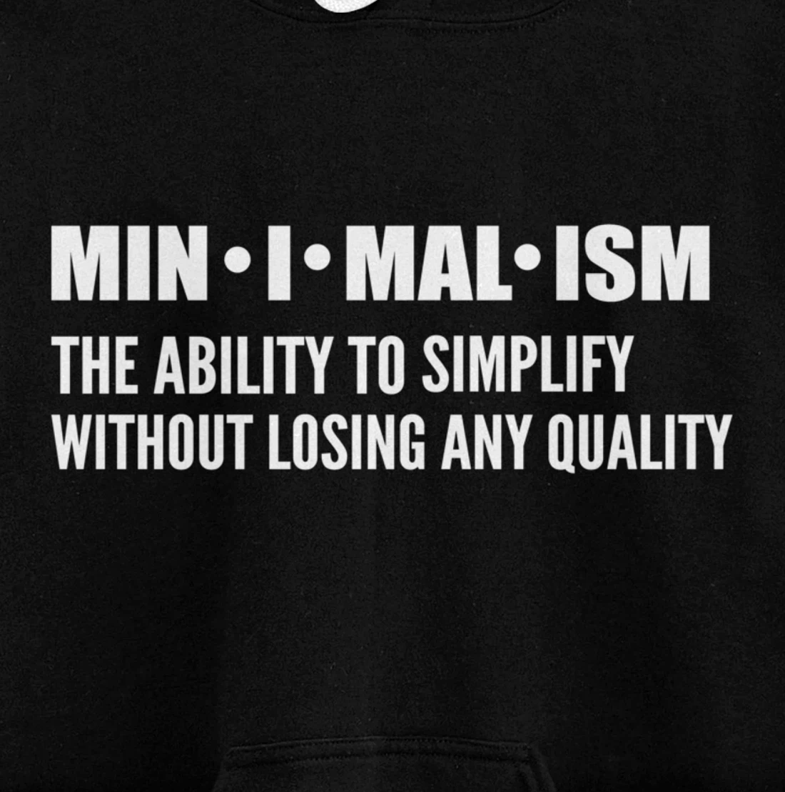 Ability to simplify Neat Person Pullover Hoodie