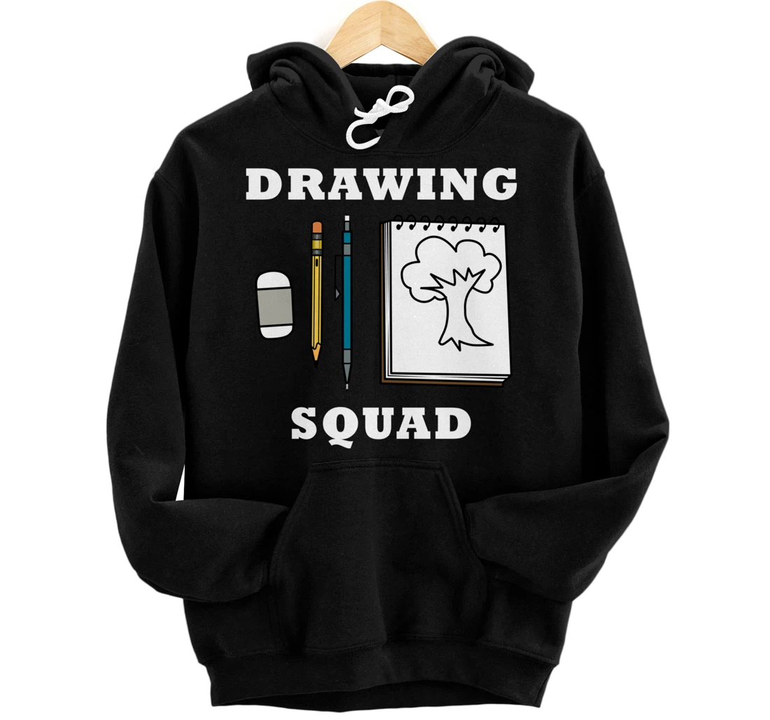 Designer Funny Saying Illustrator Sketch Pullover Hoodie