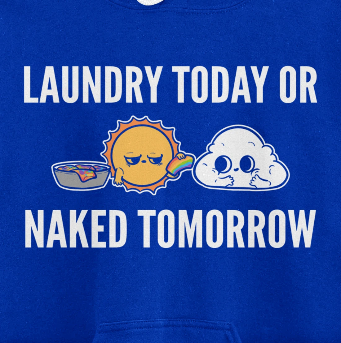 Naked tomorrow Funny Person Pullover Hoodie