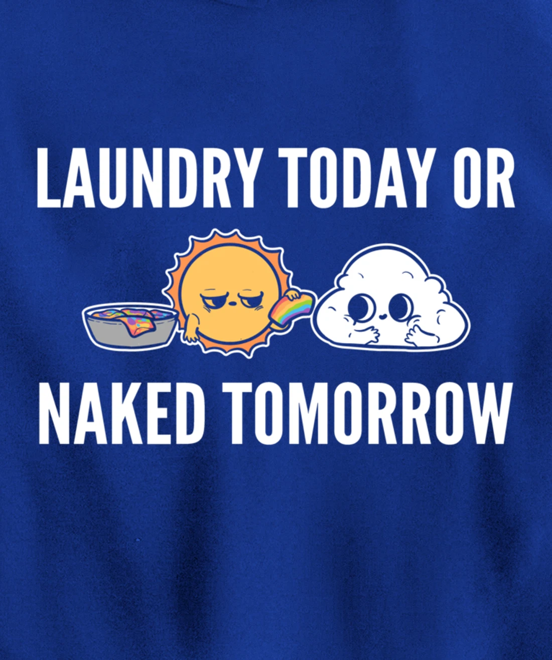 Naked tomorrow Funny Person Pullover Hoodie