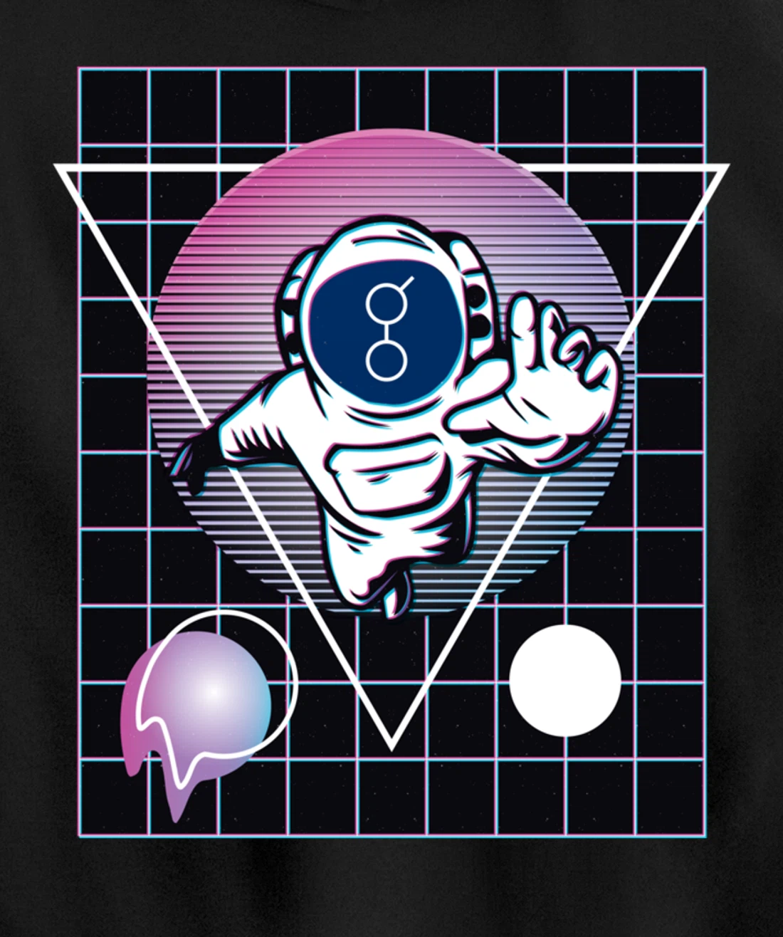 Golem Crypto Astronaut Outer Space Pullover Hoodie