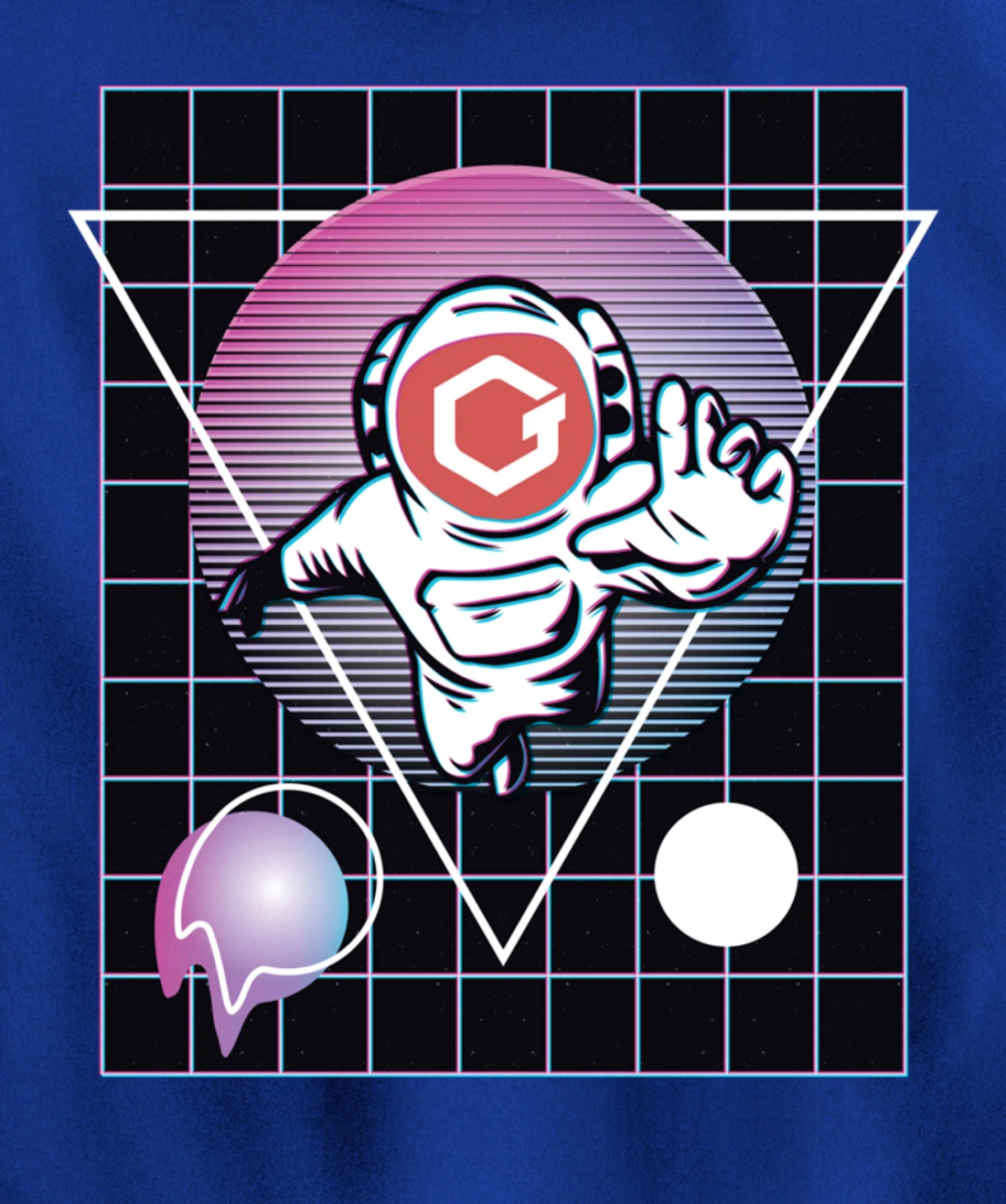 GateToken Crypto Astronaut Outer Space Pullover Hoodie