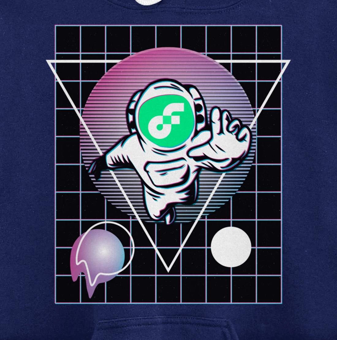 Flow Crypto Astronaut Outer Space Pullover Hoodie