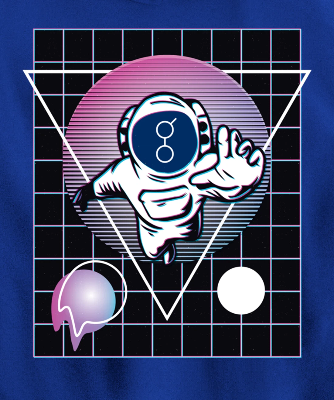 Golem Crypto Astronaut Outer Space Pullover Hoodie