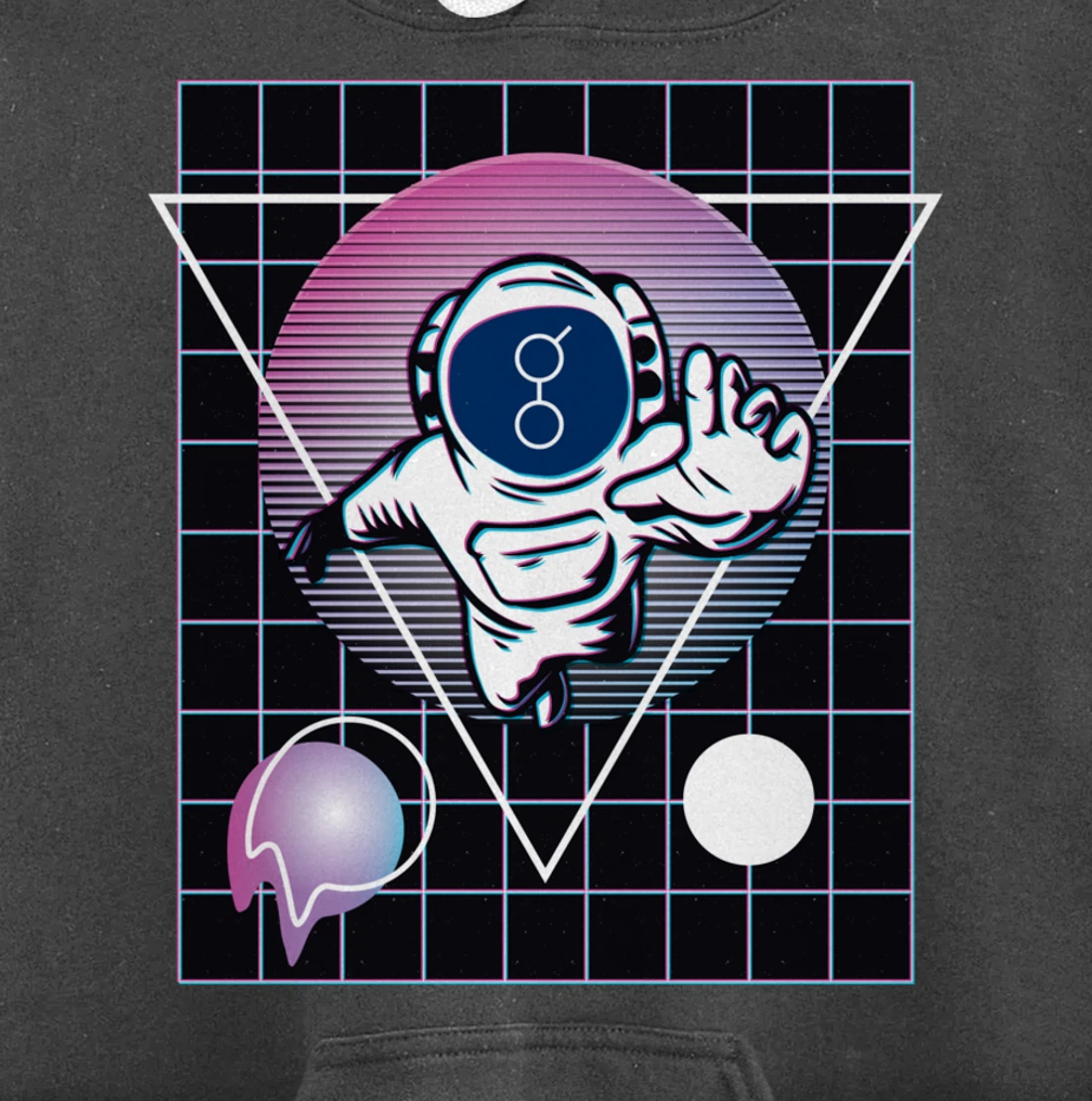 Golem Crypto Astronaut Outer Space Pullover Hoodie