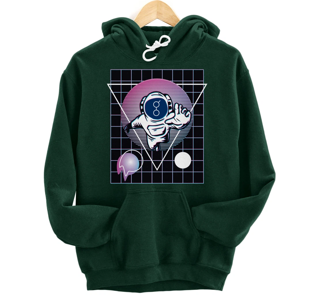 Golem Crypto Astronaut Outer Space Pullover Hoodie