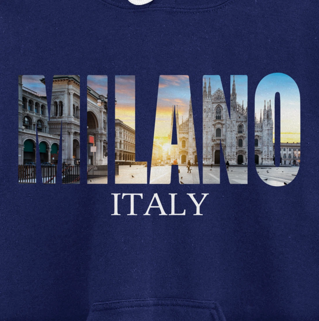 Milano Italy - Milan Italy Fashion Italian Graphic Pullover Hoodie