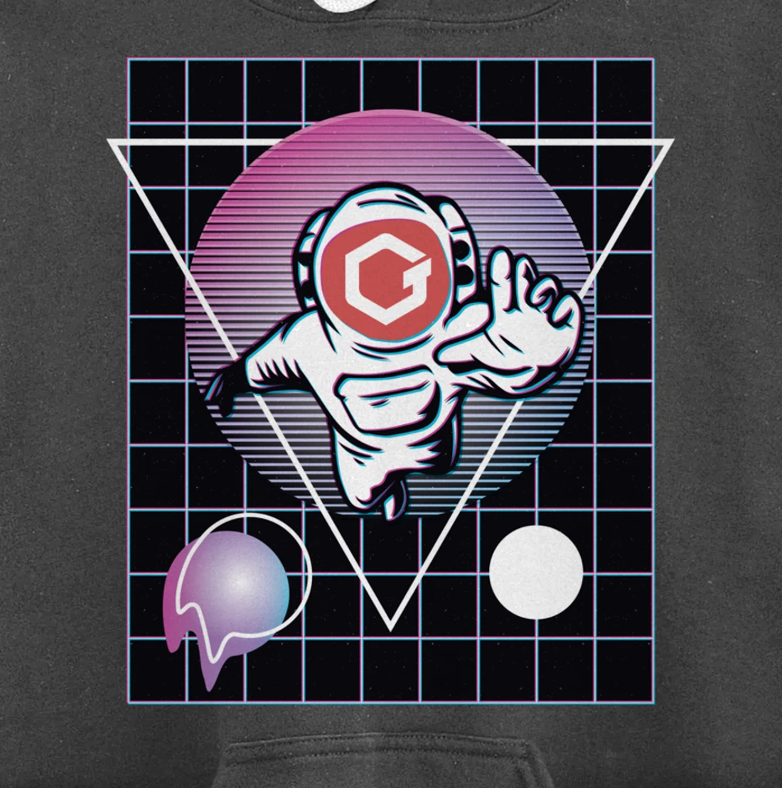GateToken Crypto Astronaut Outer Space Pullover Hoodie