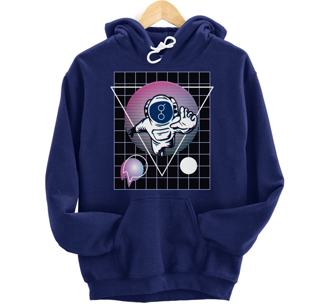 Golem Crypto Astronaut Outer Space Pullover Hoodie