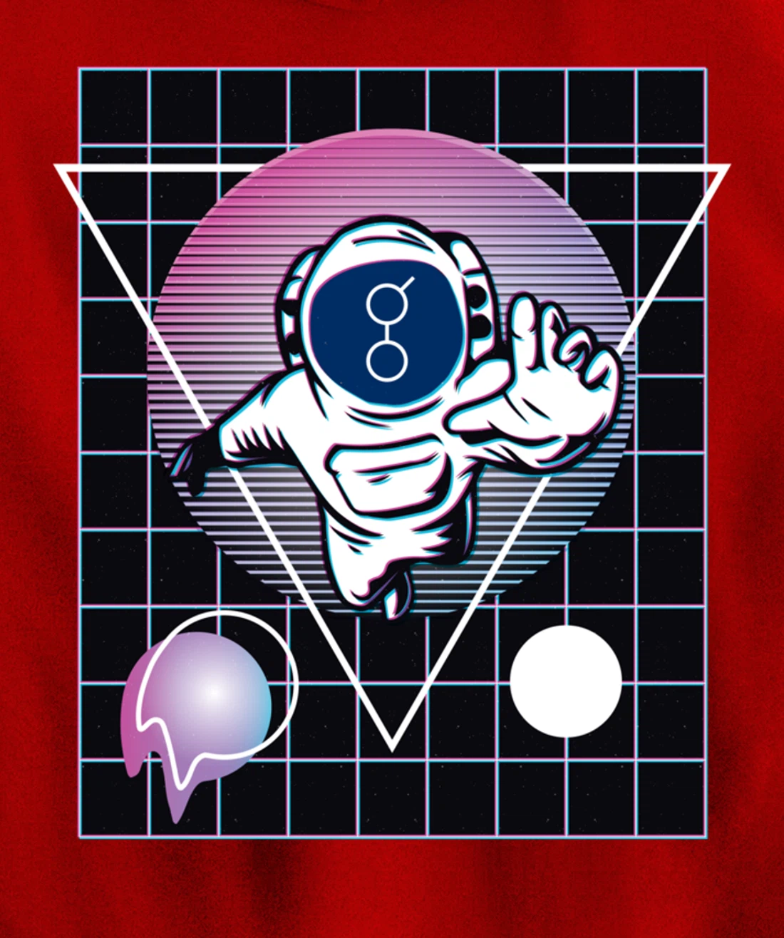 Golem Crypto Astronaut Outer Space Pullover Hoodie