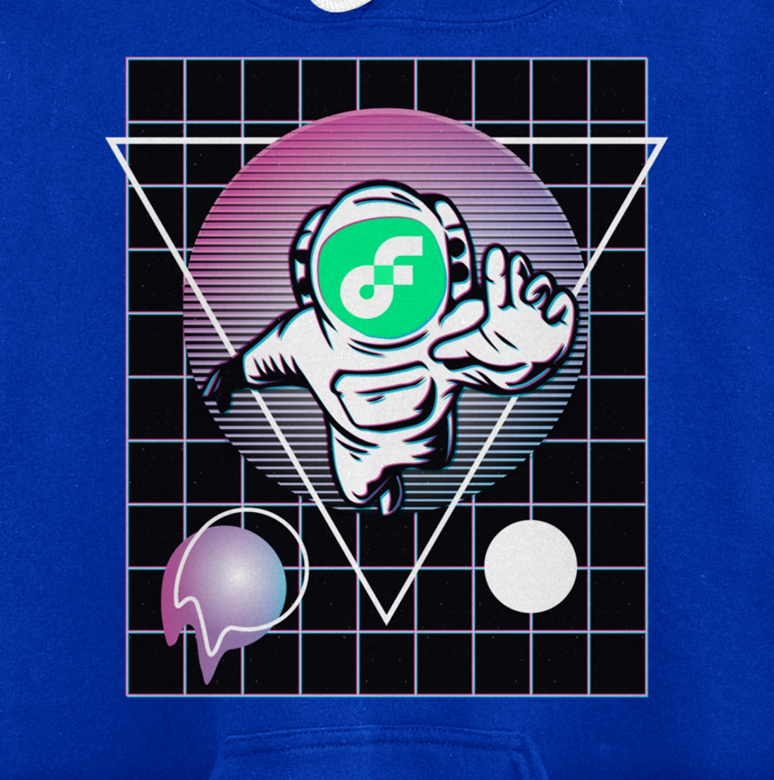 Flow Crypto Astronaut Outer Space Pullover Hoodie