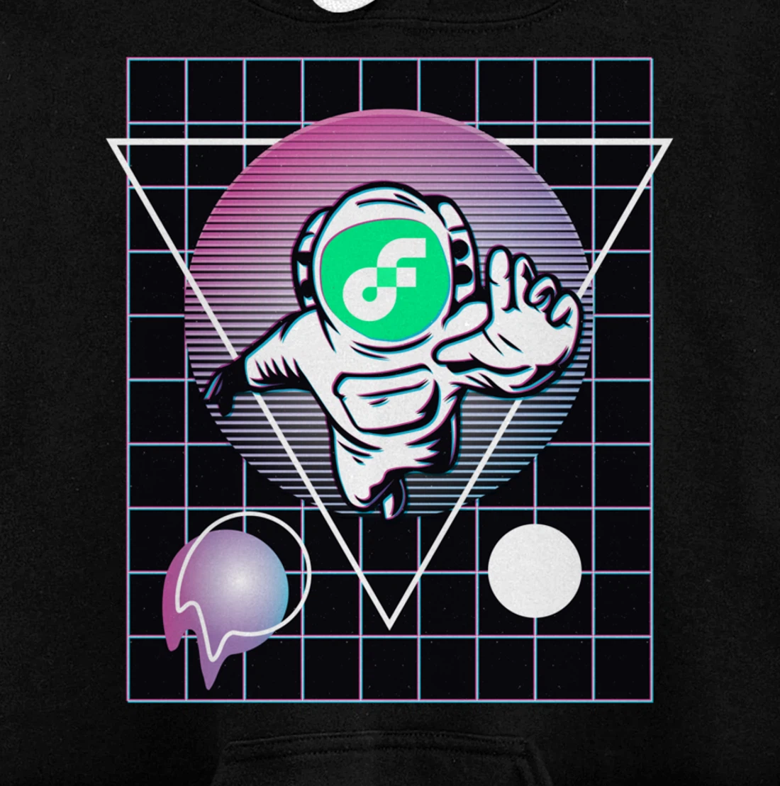 Flow Crypto Astronaut Outer Space Pullover Hoodie
