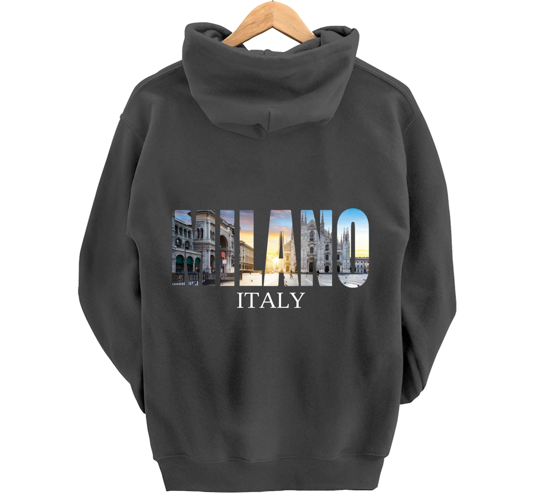 Milano Italy - Milan Italy Fashion Italian Graphic Pullover Hoodie