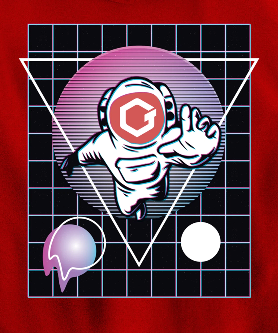 GateToken Crypto Astronaut Outer Space Pullover Hoodie