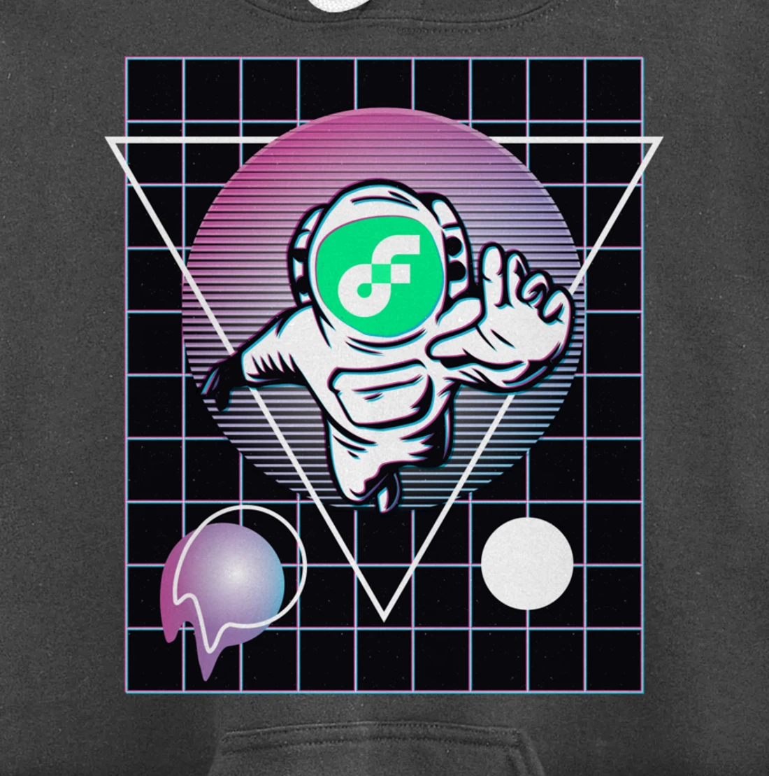 Flow Crypto Astronaut Outer Space Pullover Hoodie