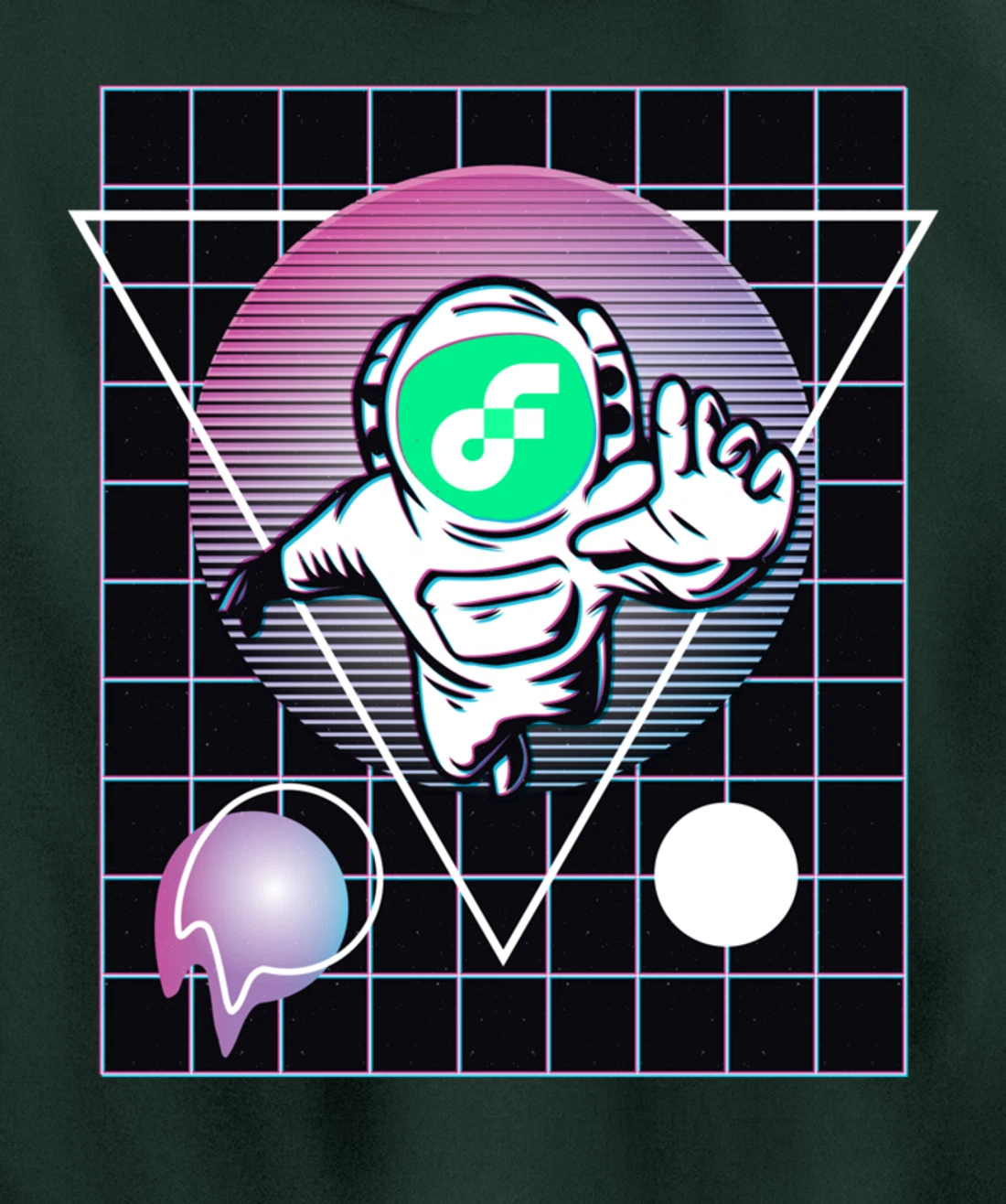 Flow Crypto Astronaut Outer Space Pullover Hoodie