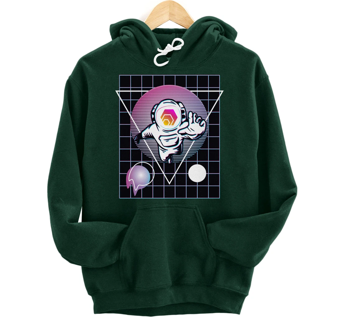 Hex Crypto Astronaut Outer Space Pullover Hoodie