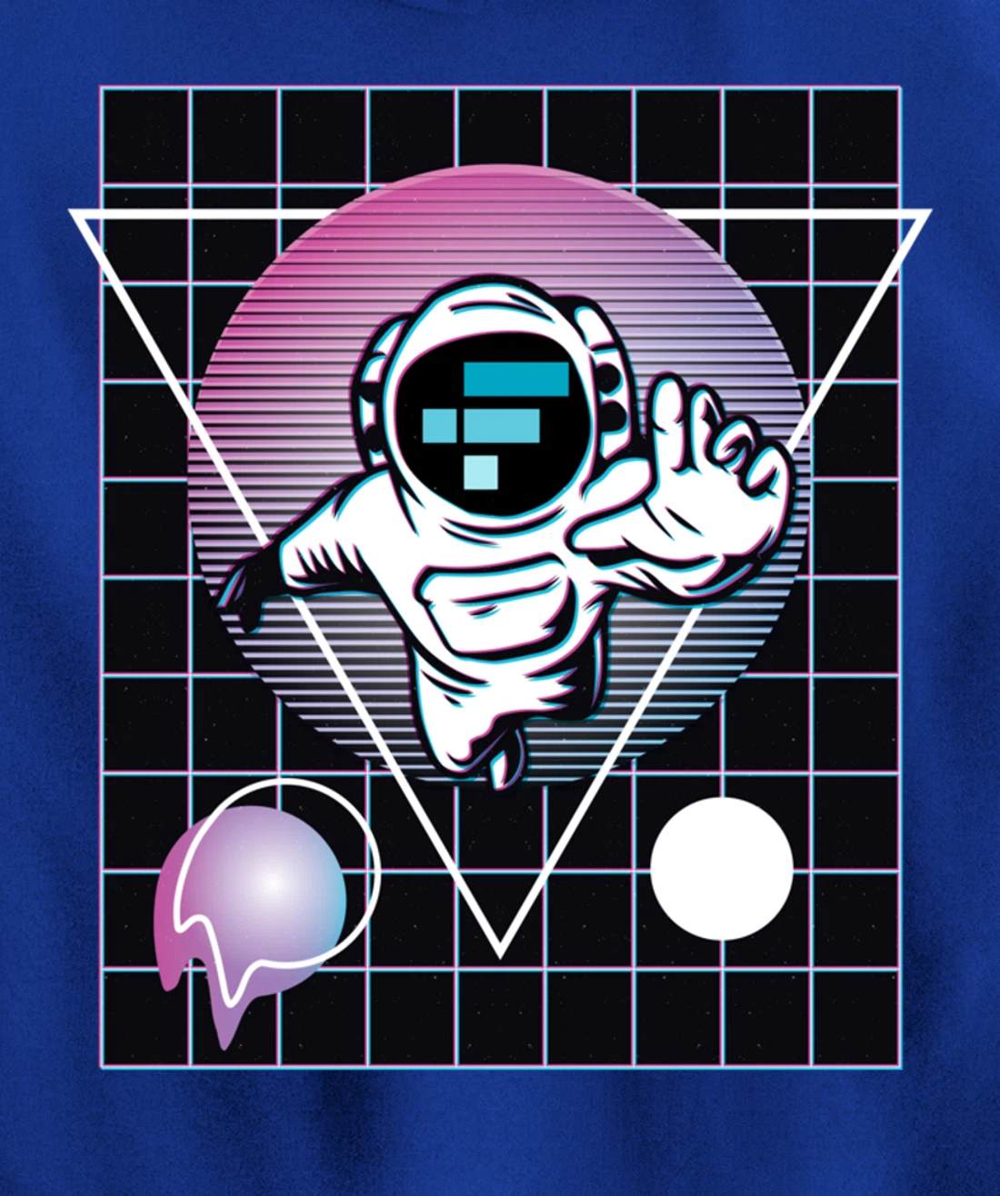 FTX Token Crypto Astronaut Outer Space Pullover Hoodie