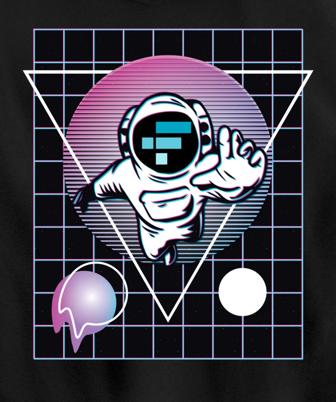 FTX Token Crypto Astronaut Outer Space Pullover Hoodie