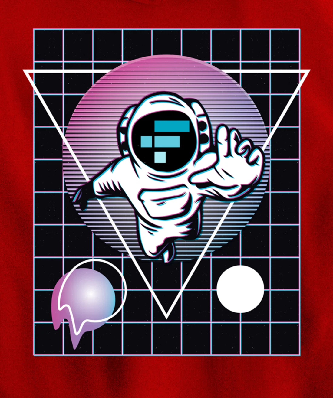 FTX Token Crypto Astronaut Outer Space Pullover Hoodie