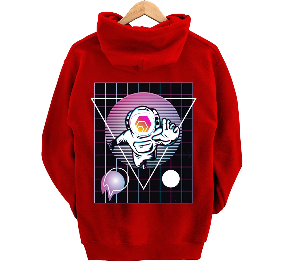 Hex Crypto Astronaut Outer Space Pullover Hoodie