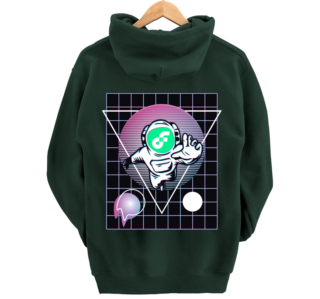 Flow Crypto Astronaut Outer Space Pullover Hoodie