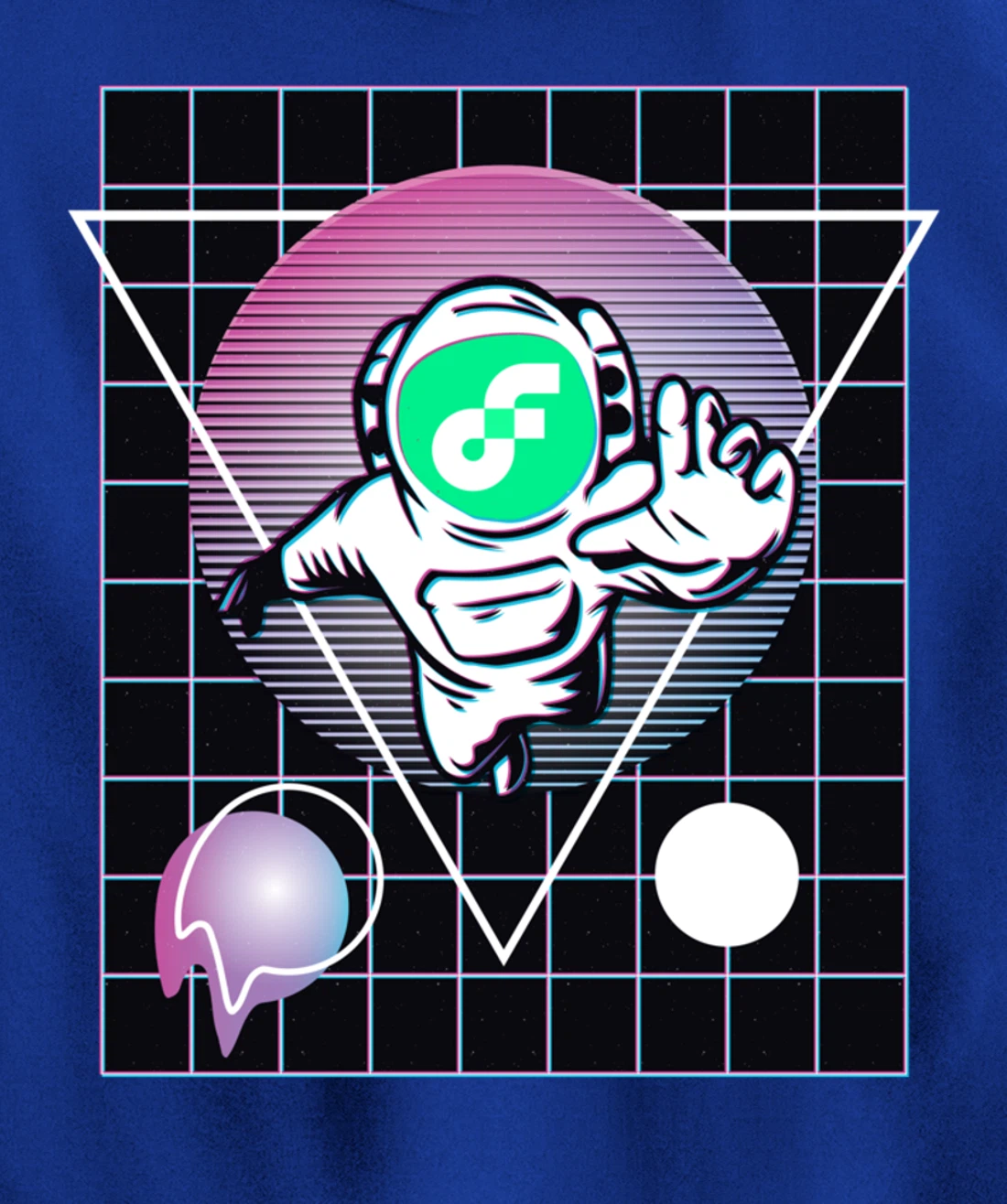 Flow Crypto Astronaut Outer Space Pullover Hoodie