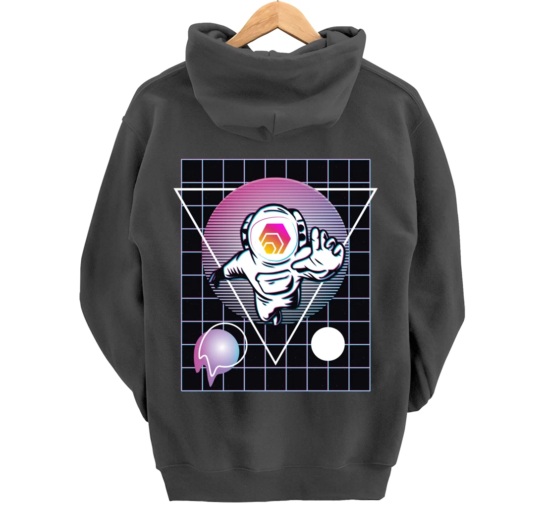 Hex Crypto Astronaut Outer Space Pullover Hoodie