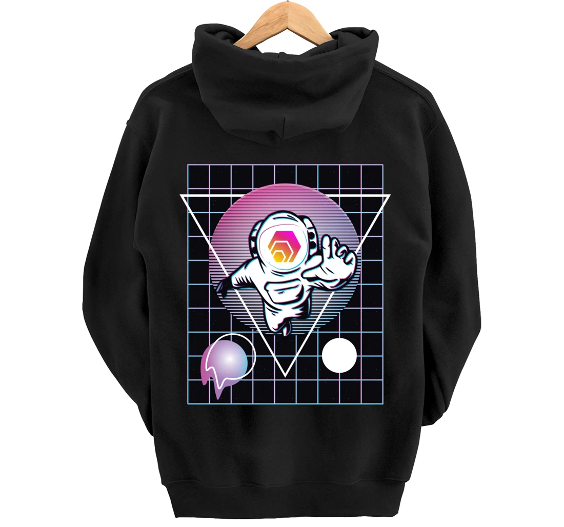 Hex Crypto Astronaut Outer Space Pullover Hoodie