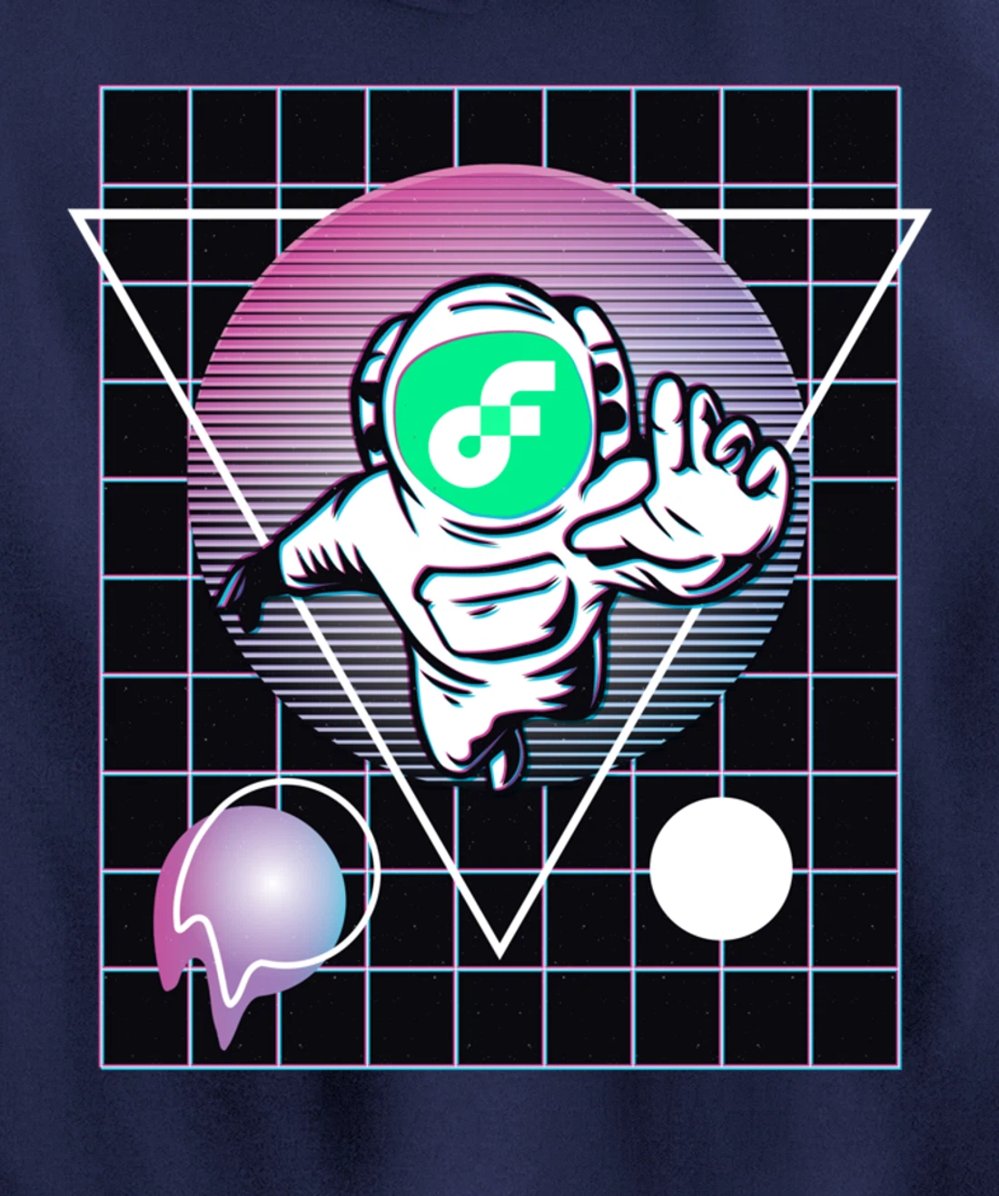 Flow Crypto Astronaut Outer Space Pullover Hoodie