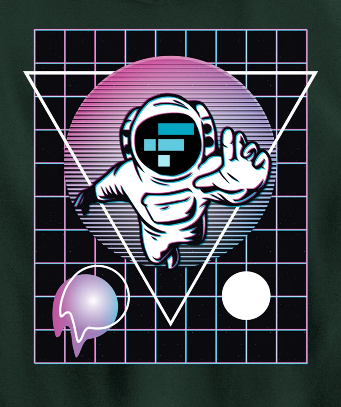 FTX Token Crypto Astronaut Outer Space Pullover Hoodie