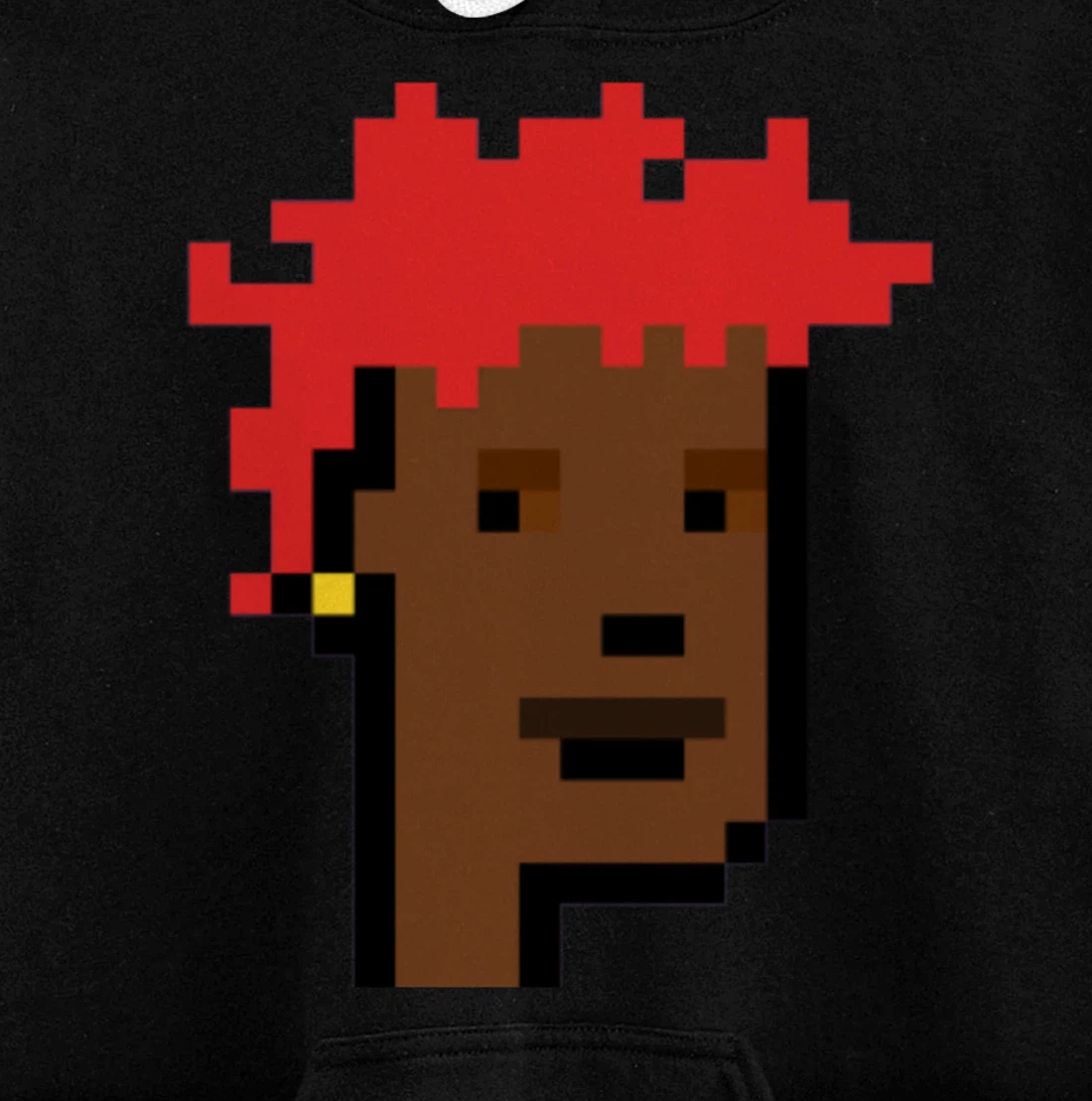 CryptoPunk Inspired NFT attire, Copy/Paste Crypto Pixel Punk Pullover Hoodie