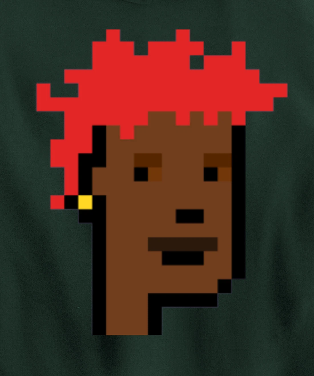 CryptoPunk Inspired NFT attire, Copy/Paste Crypto Pixel Punk Pullover Hoodie