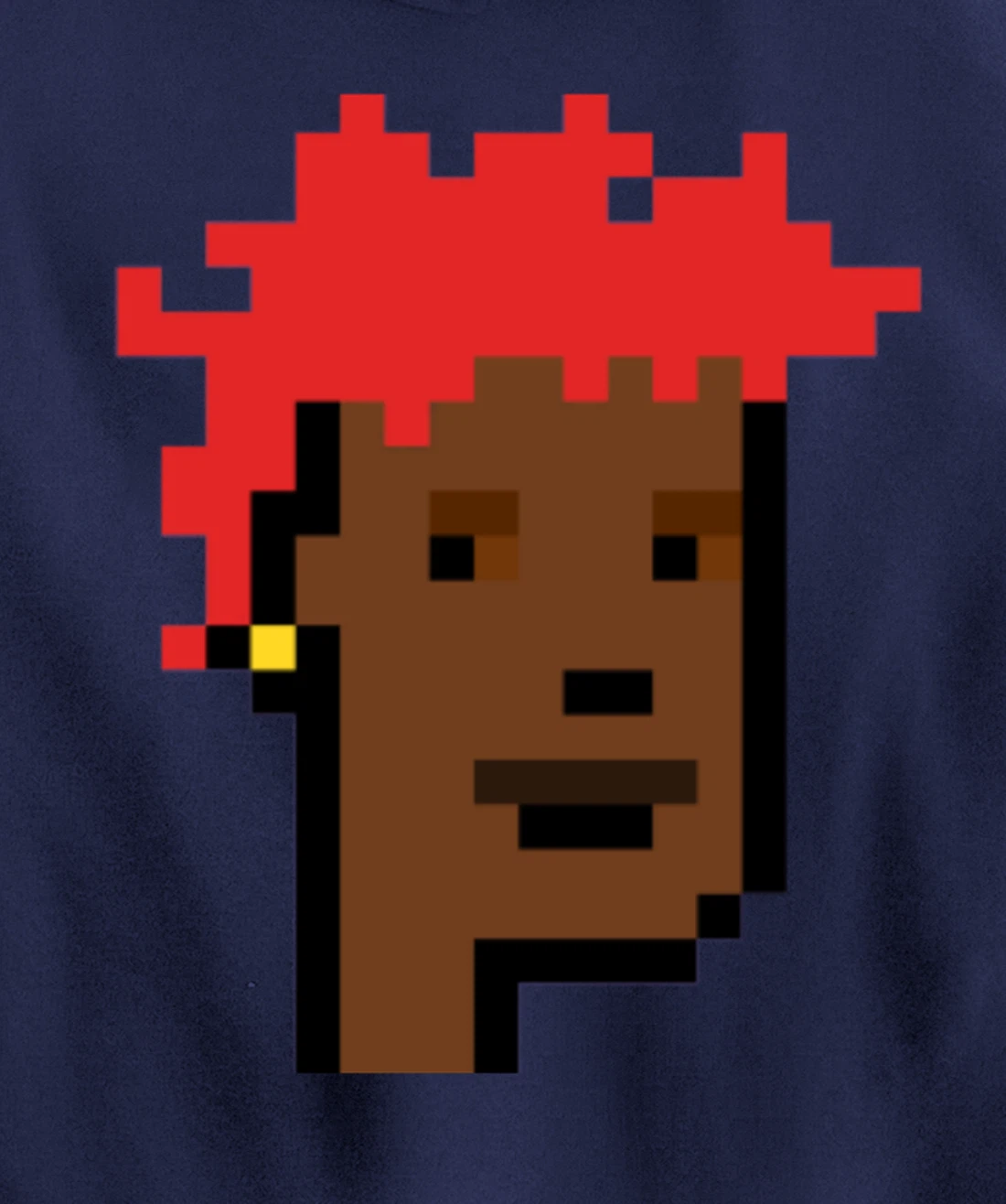 CryptoPunk Inspired NFT attire, Copy/Paste Crypto Pixel Punk Pullover Hoodie