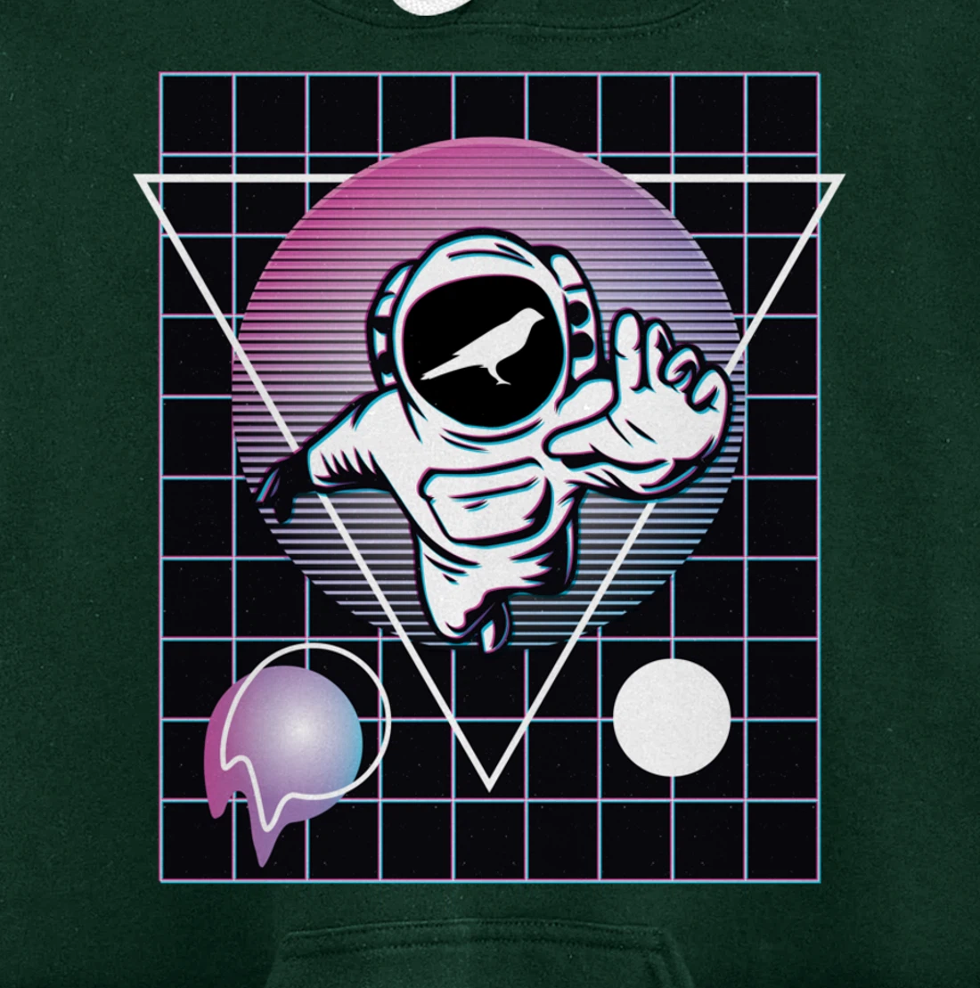 Kusama Crypto Astronaut Outer Space Pullover Hoodie