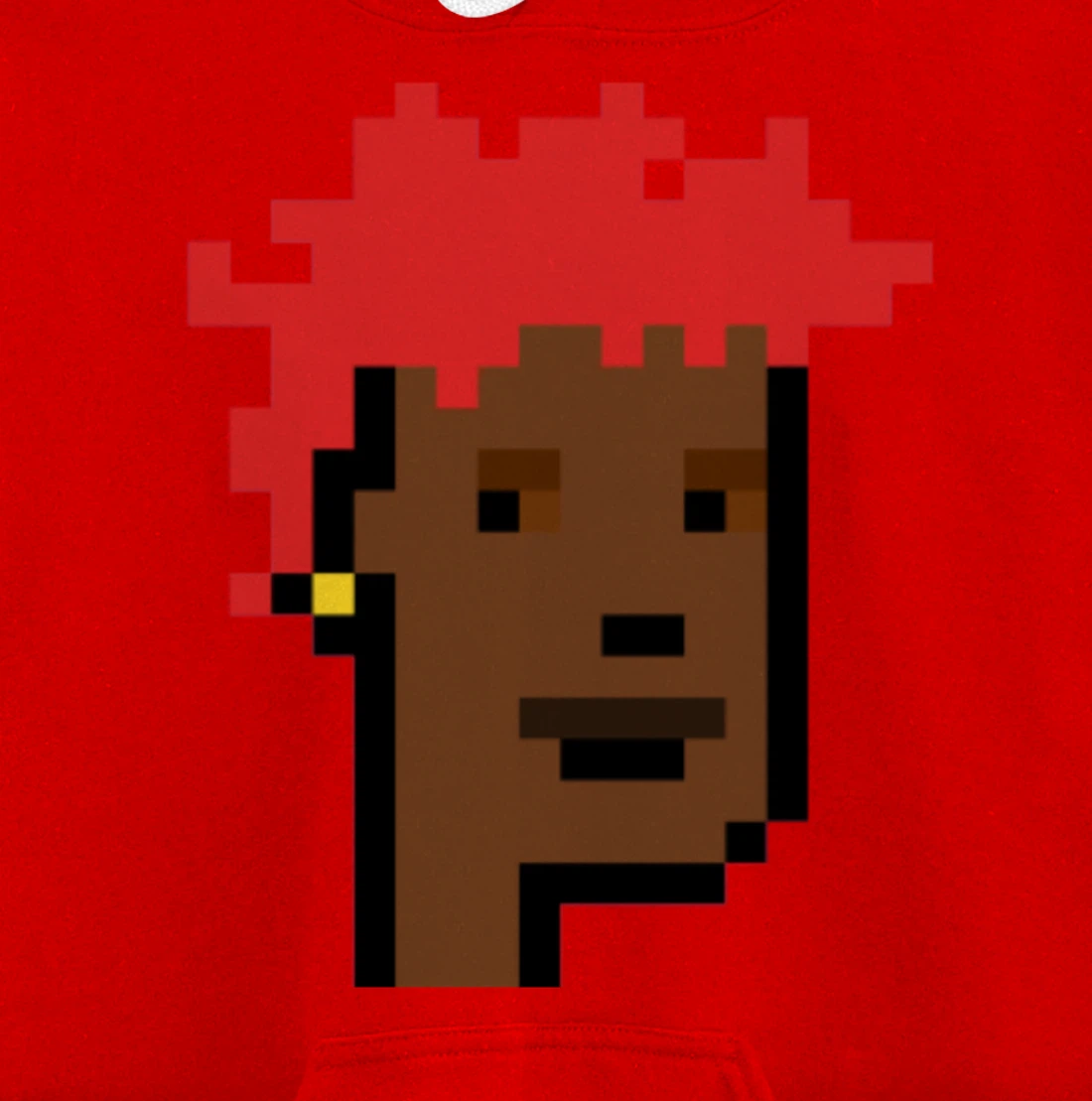 CryptoPunk Inspired NFT attire, Copy/Paste Crypto Pixel Punk Pullover Hoodie