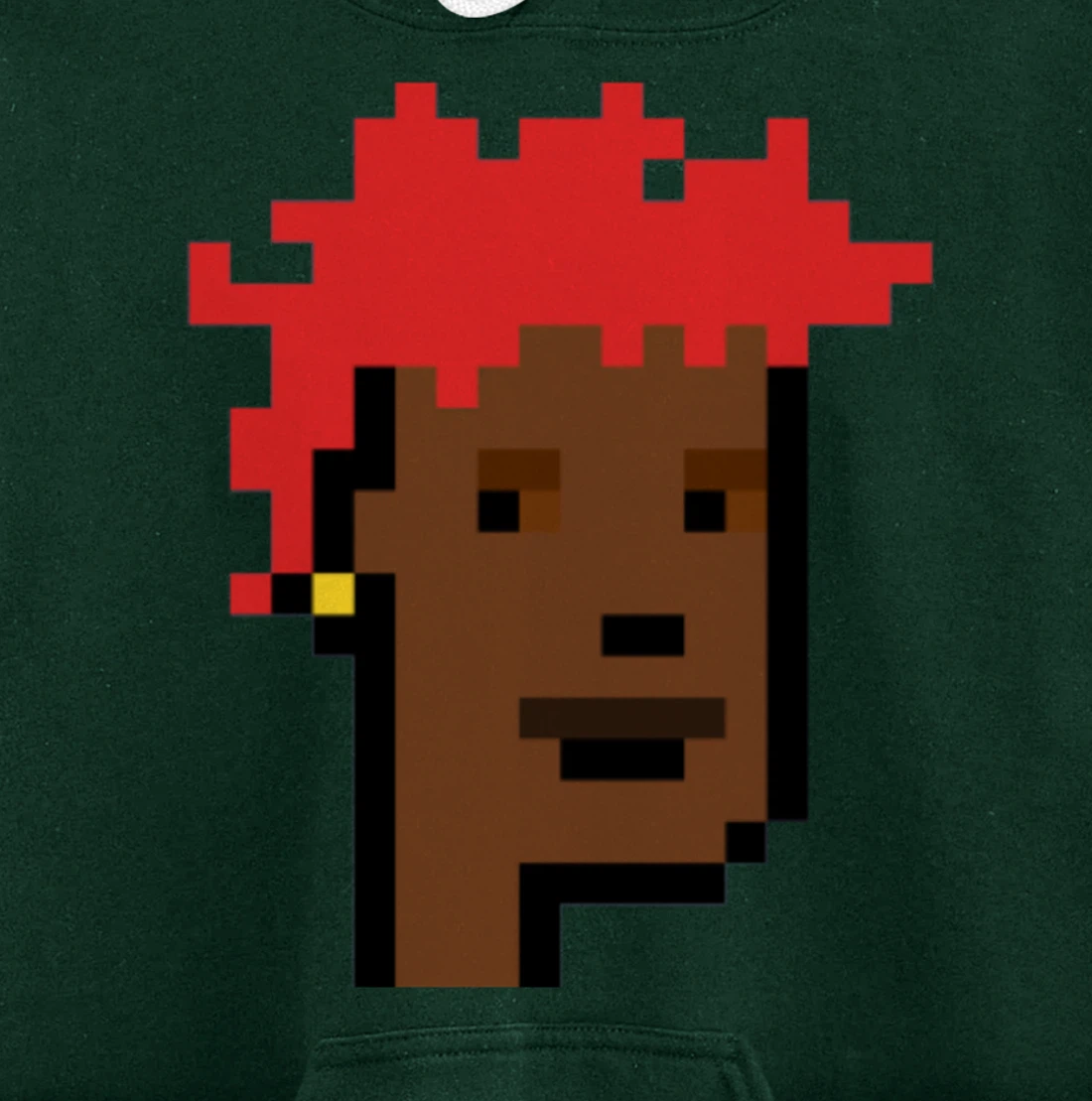 CryptoPunk Inspired NFT attire, Copy/Paste Crypto Pixel Punk Pullover Hoodie