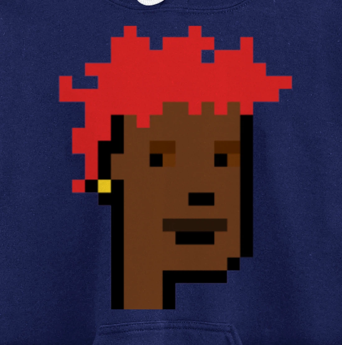 CryptoPunk Inspired NFT attire, Copy/Paste Crypto Pixel Punk Pullover Hoodie